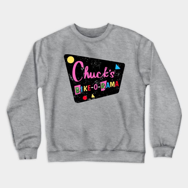 Chucks Bike O Rama Crewneck Sweatshirt by Virly